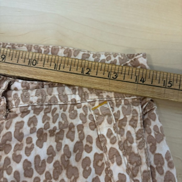 Anthropologie Wanderer Cropped Utility Pants‎ Animal Print Size 28 - Picture 12 of 13